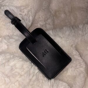 Monos Black Luggage Tag